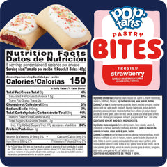 Pop-Tarts pouch opened to reveal bites, Pop-Tarts convenience for on-the-go snacking