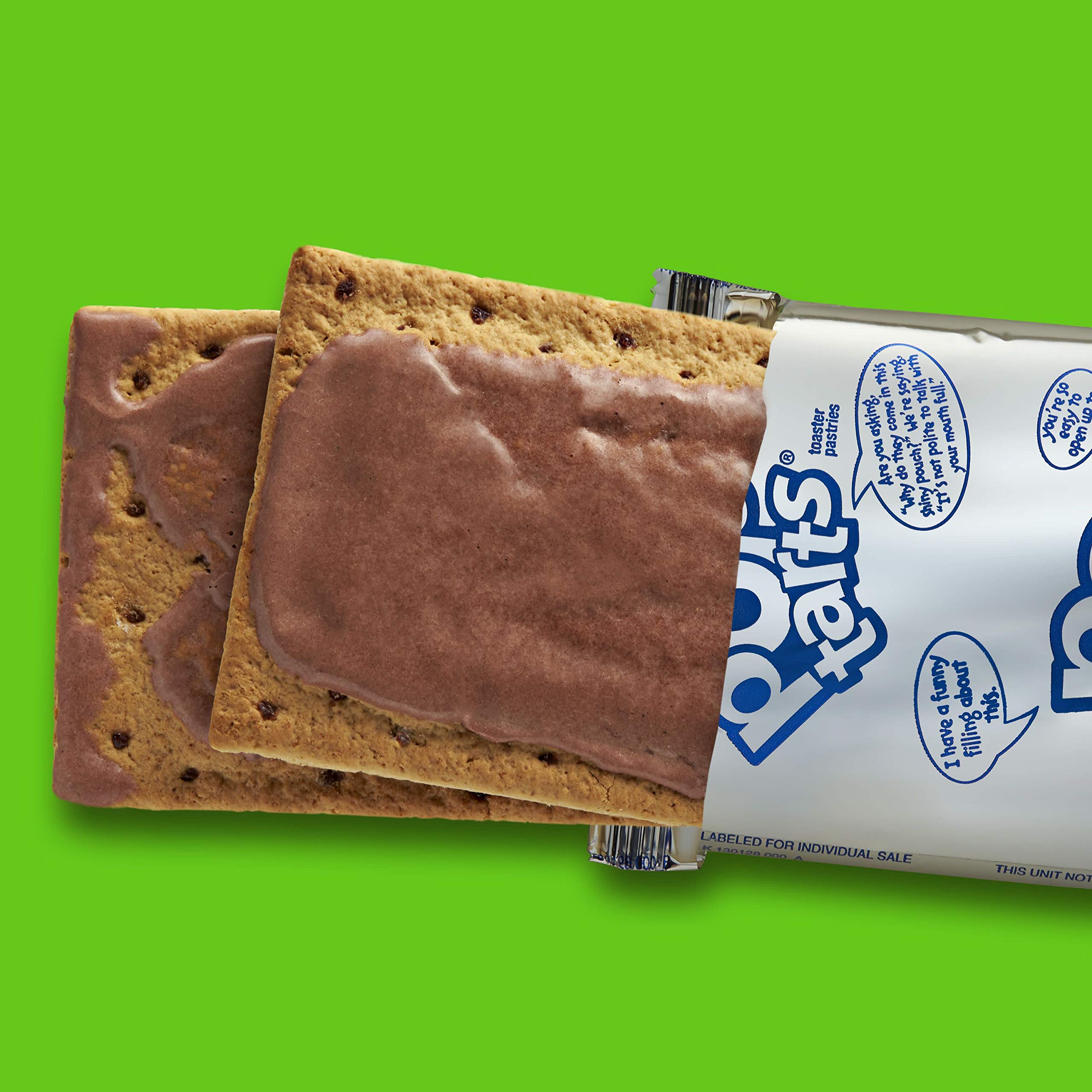 Pop-Tarts frosted s'mores cross-section revealing gooey chocolate and marshmallow filling