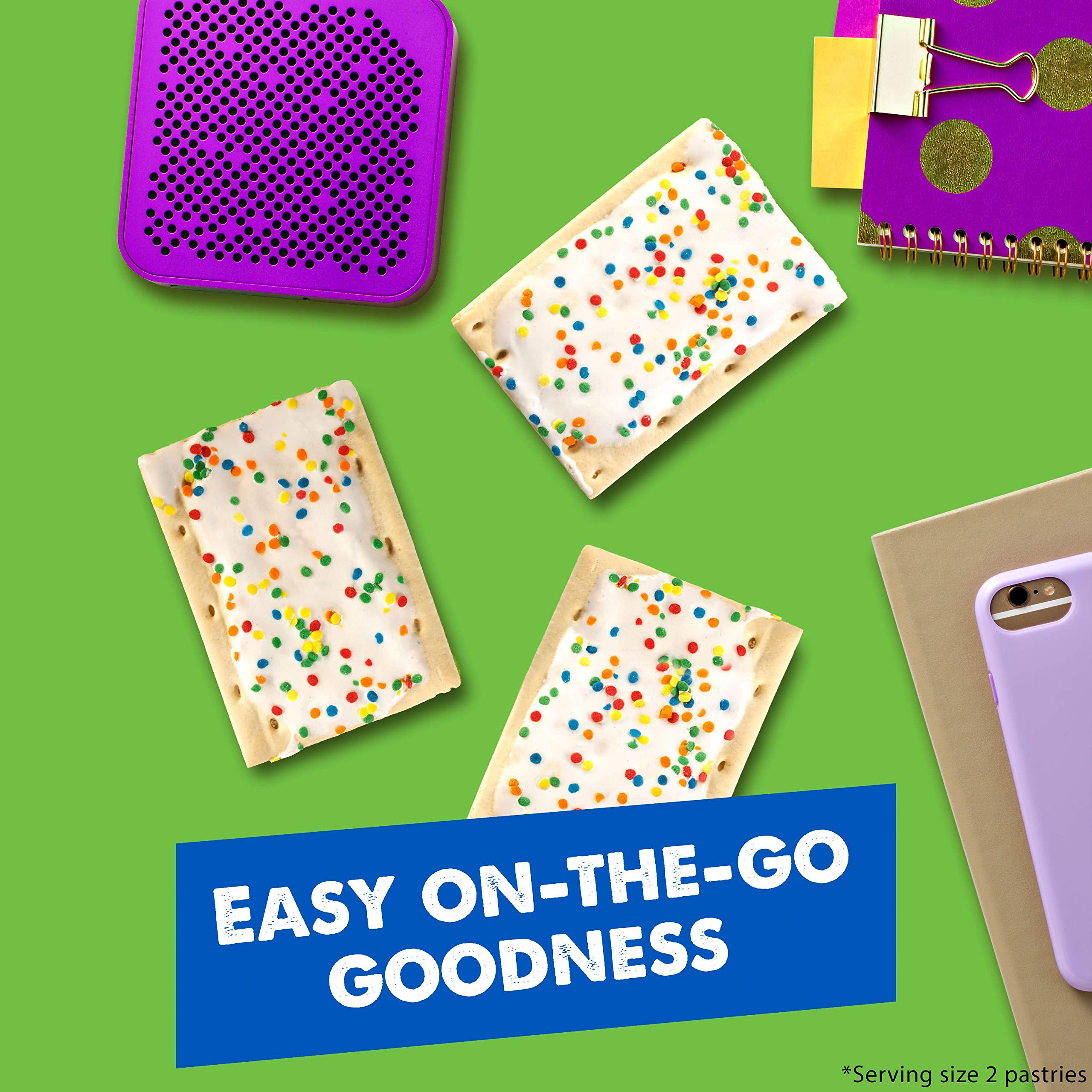 Pop-Tarts frosting and colorful sprinkles close-up, Pop-Tarts playful crunch