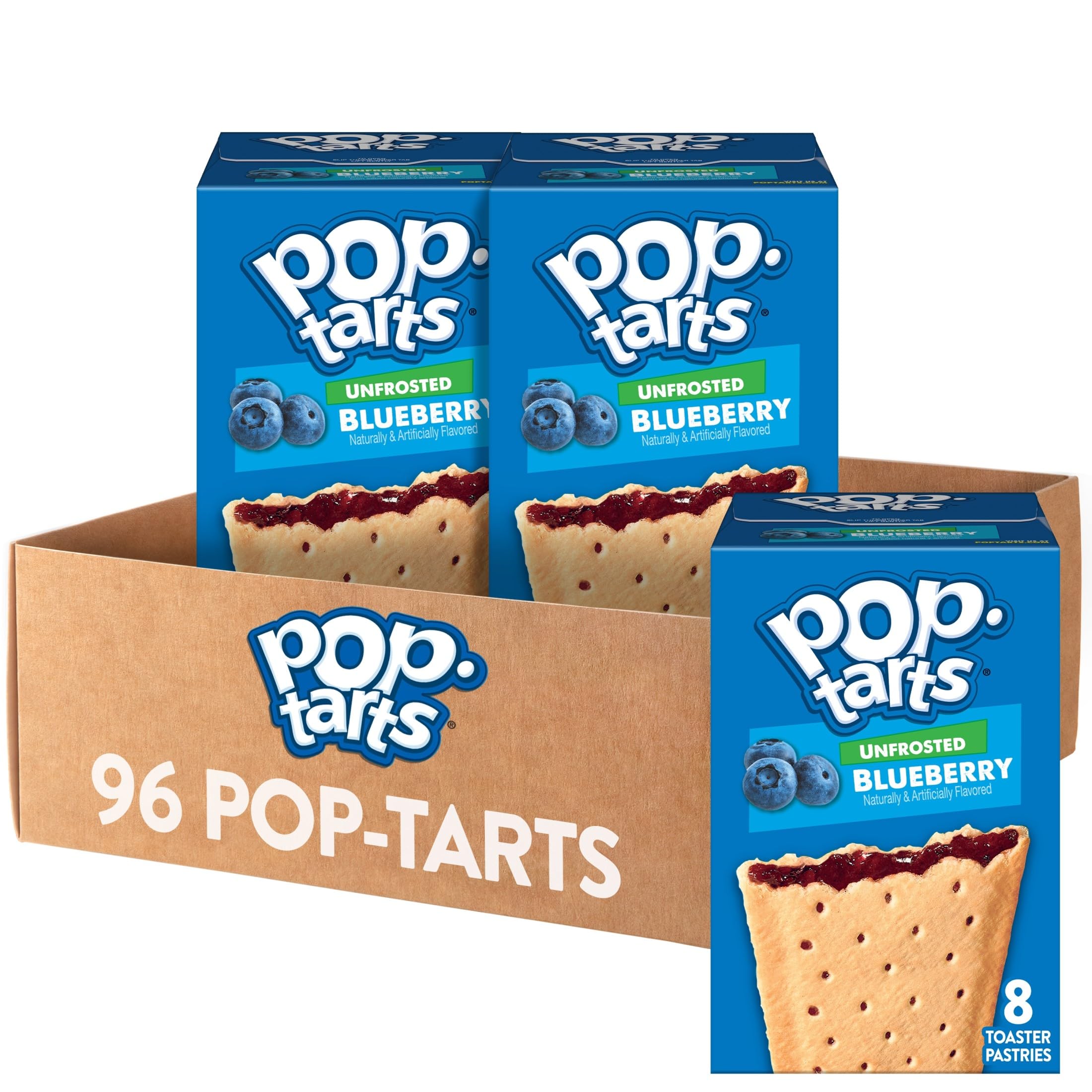 Pop-Tarts front packaging showing brand and bulk value for easy recognition