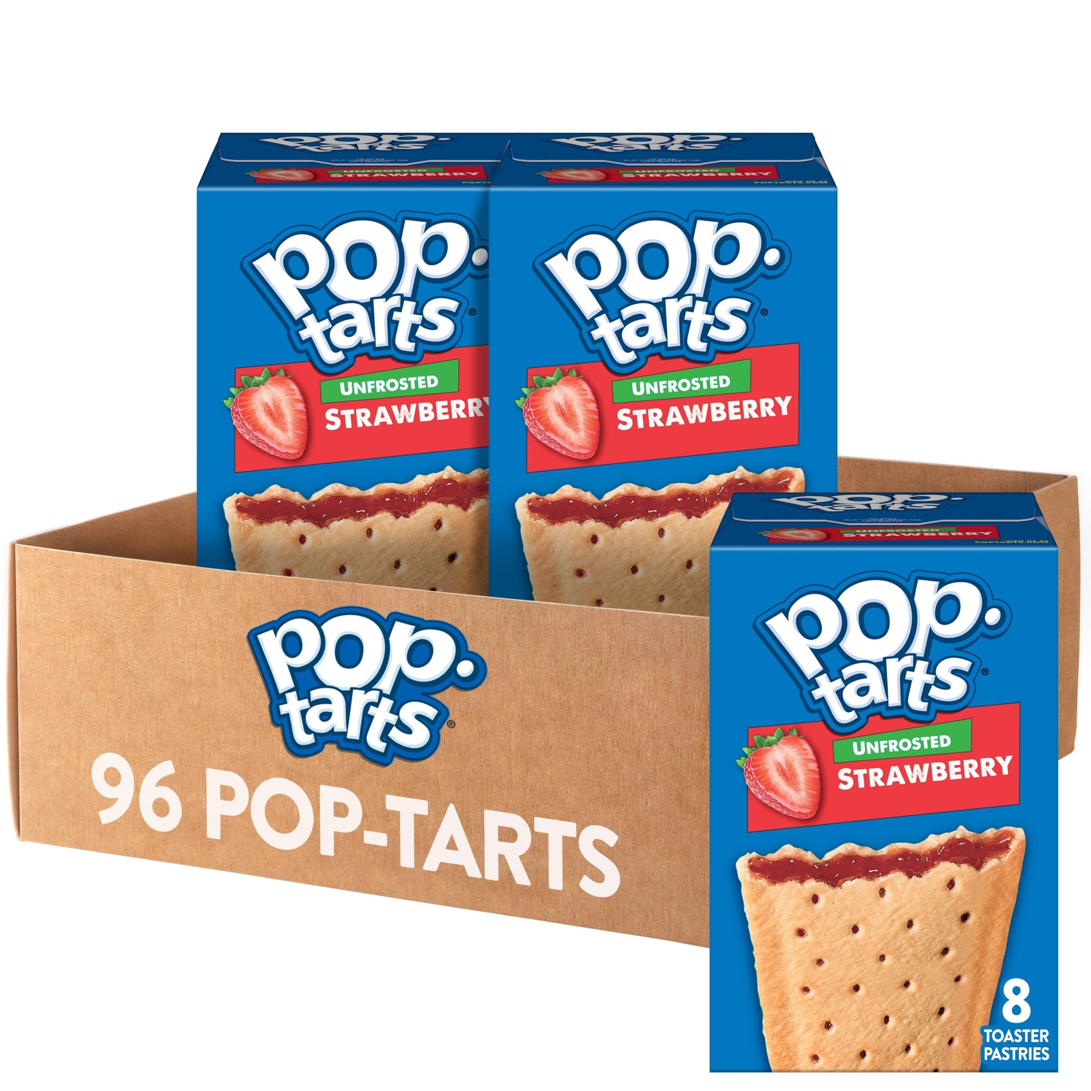 Pop-Tarts front box showing product branding and convenience