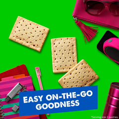 Pop-Tarts pastry on plate after quick microwave for soft texture