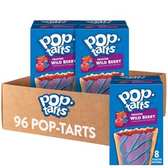 Pop-Tarts wild berry front box showing product branding and bulk count benefit