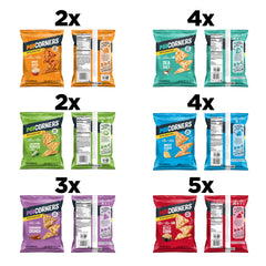 PopCorners single 1 oz bag close-up showing label and flavor — convenient portioning