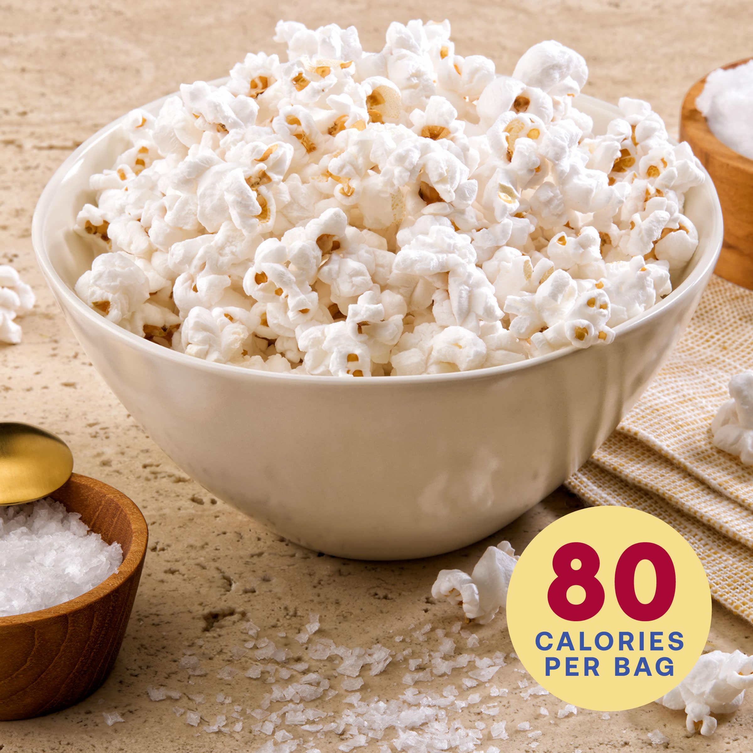 Popcornopolis single bag closeup highlighting crisp texture and on‑the‑go ease