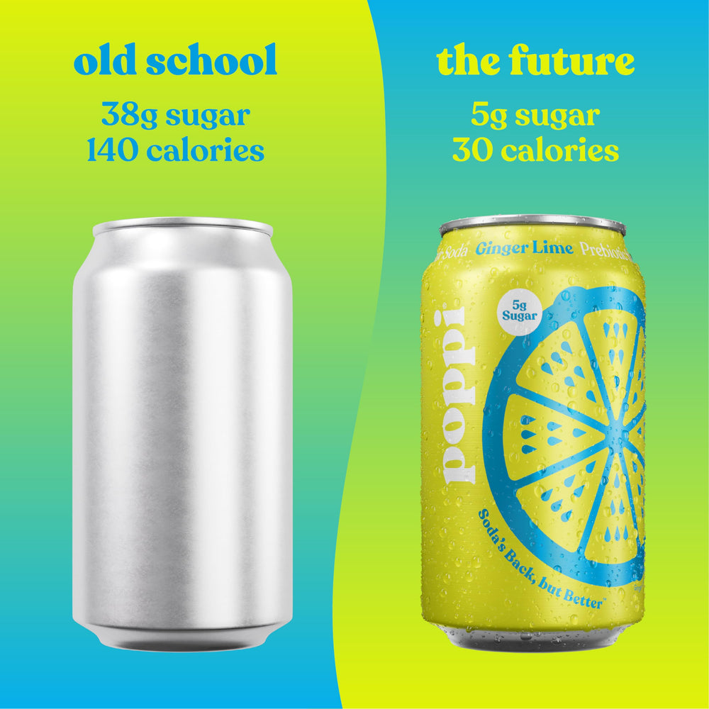 poppi cans on a picnic table illustrating convenience and party-ready refreshment