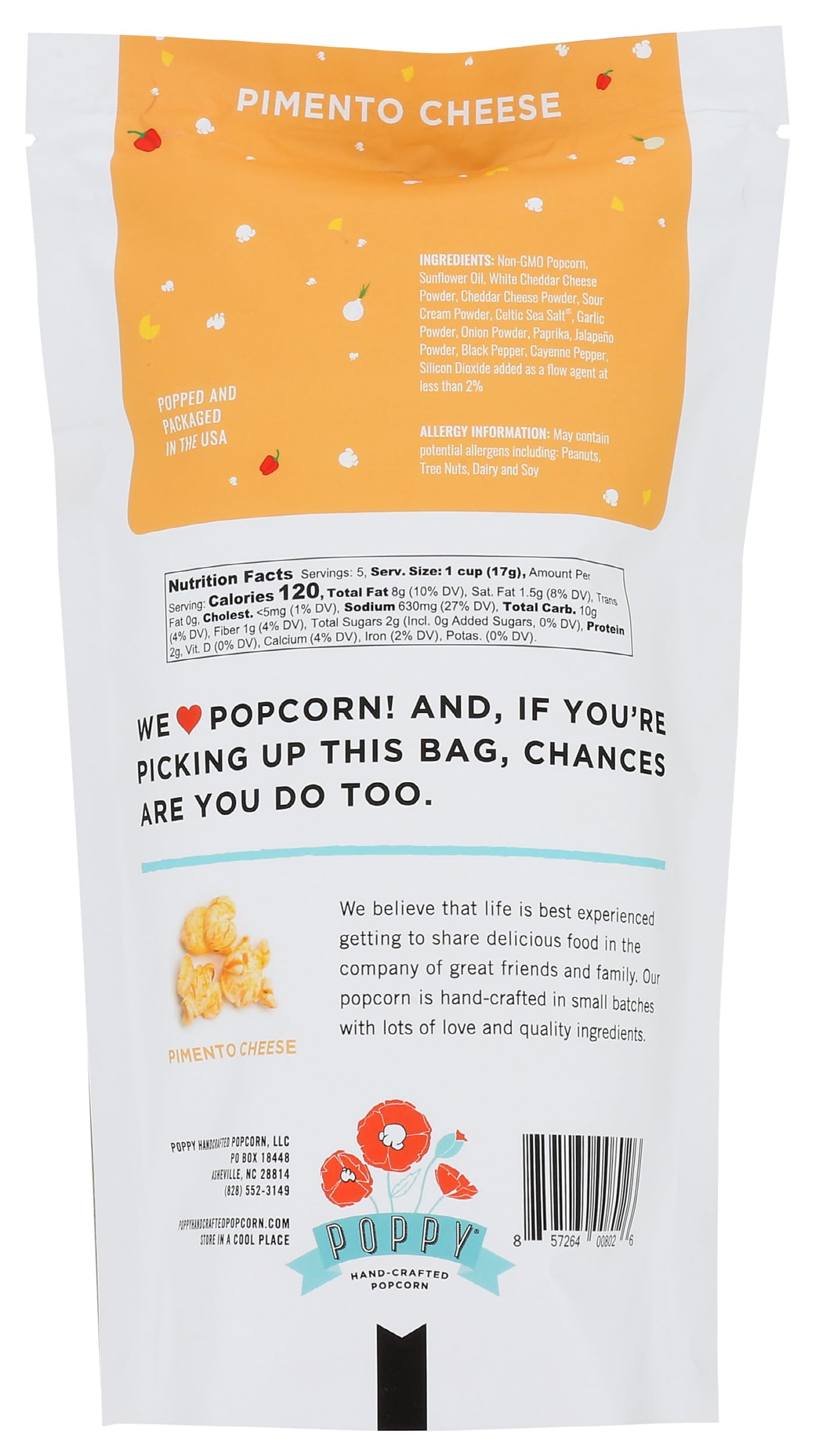 Poppy Nail Co close-up of cheesy popcorn texture highlighting crunchy bite