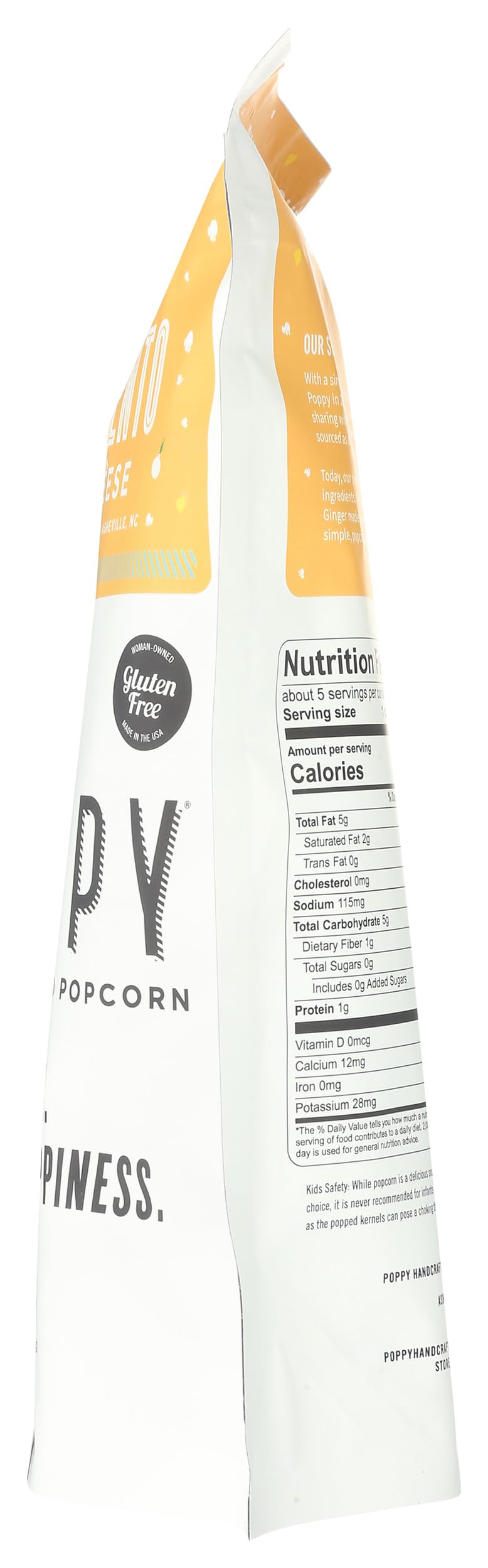 Poppy Nail Co ingredient label detail showing clean ingredients for peace of mind
