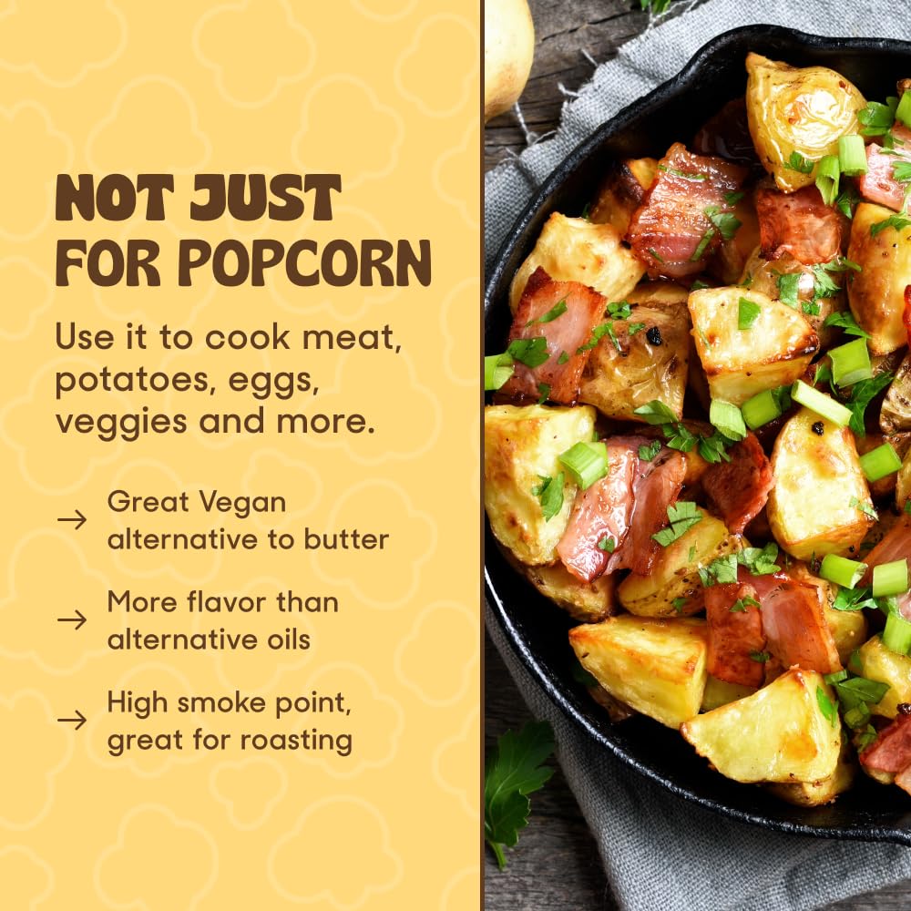 POPSMITH oil finishing sautéed vegetables for rich buttery boost