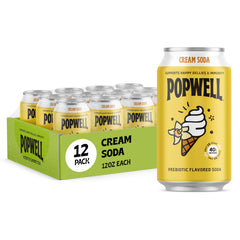 Popwell can front packaging showing label and benefits