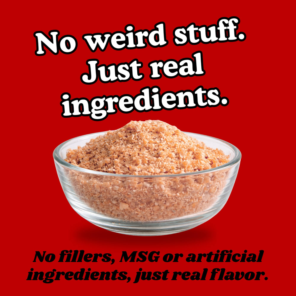 Pork King Good jar label and nutrition panel highlighting zero carbs