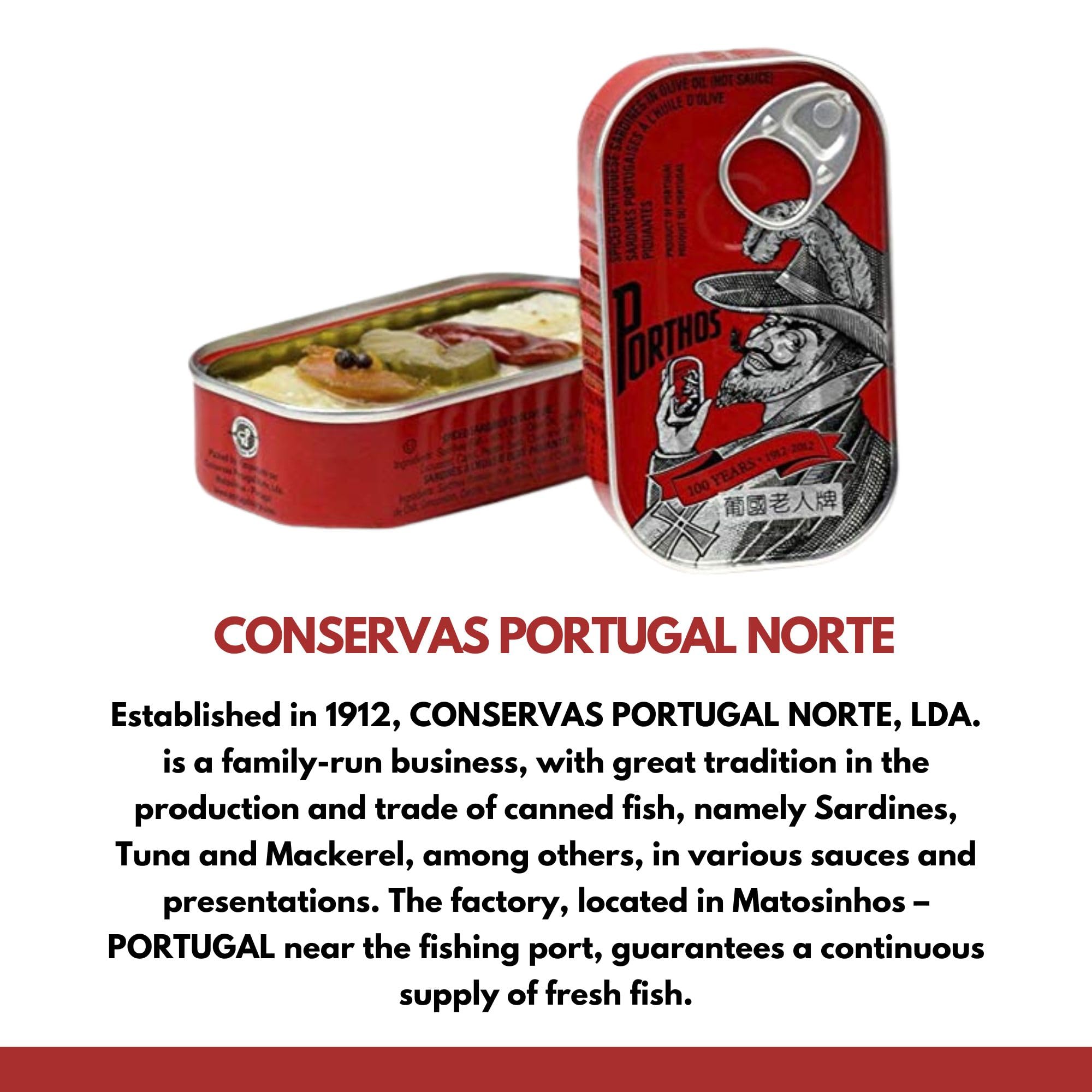 Porthos sardines served on cracker with garnish showing easy appetizer appeal