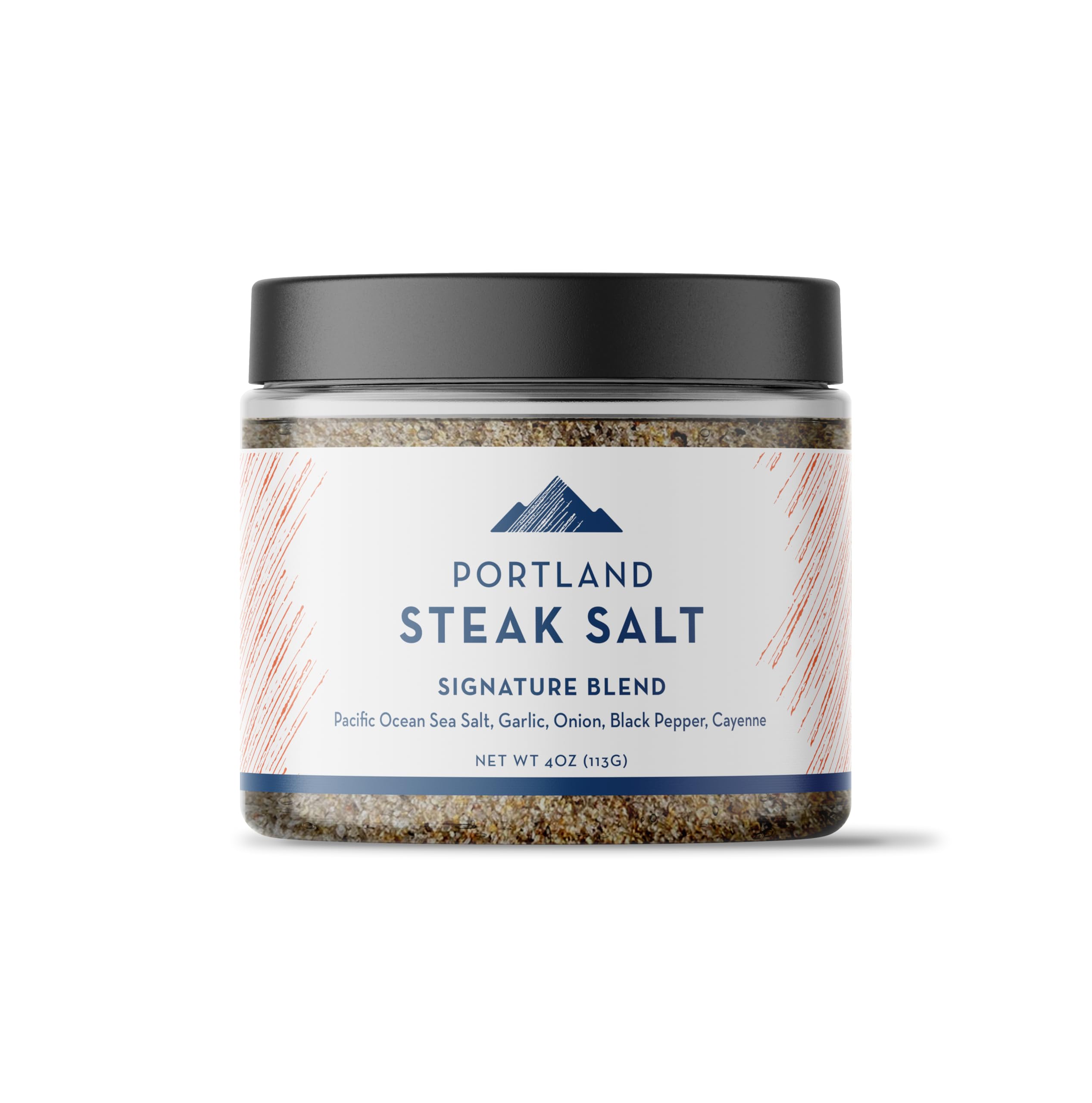 Portland Salt Co front packaging showing jar and label for easy identification and convenience