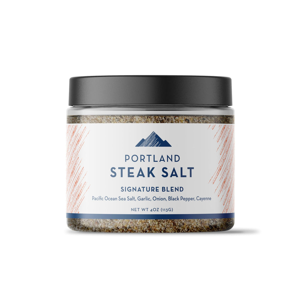 Portland Salt Co front packaging showing jar and label for easy identification and convenience