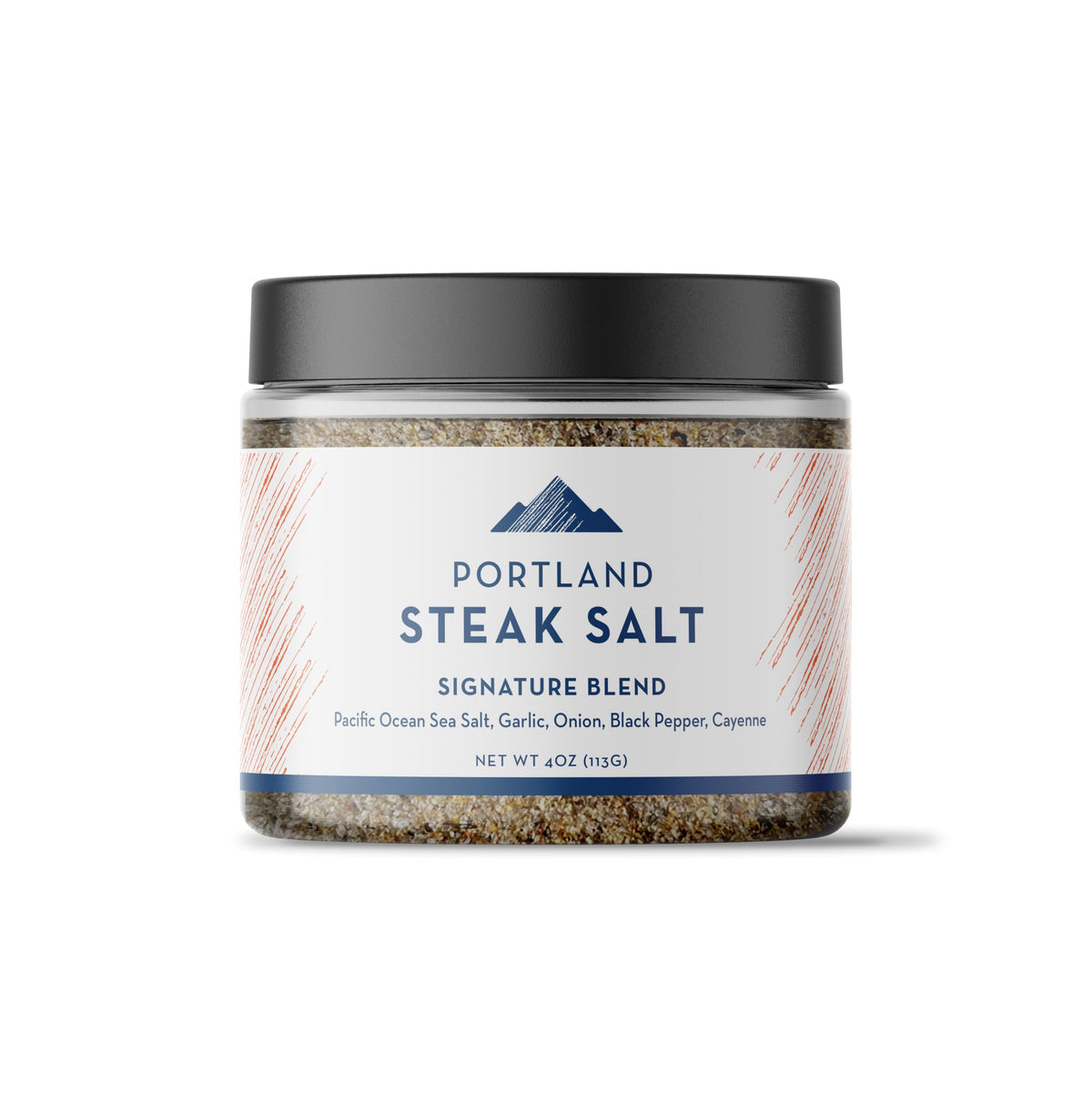 Portland Salt Co front packaging showing jar and label for easy identification and convenience
