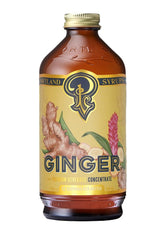 Portland Syrups bottle front view showing clean packaging and bold ginger flavor