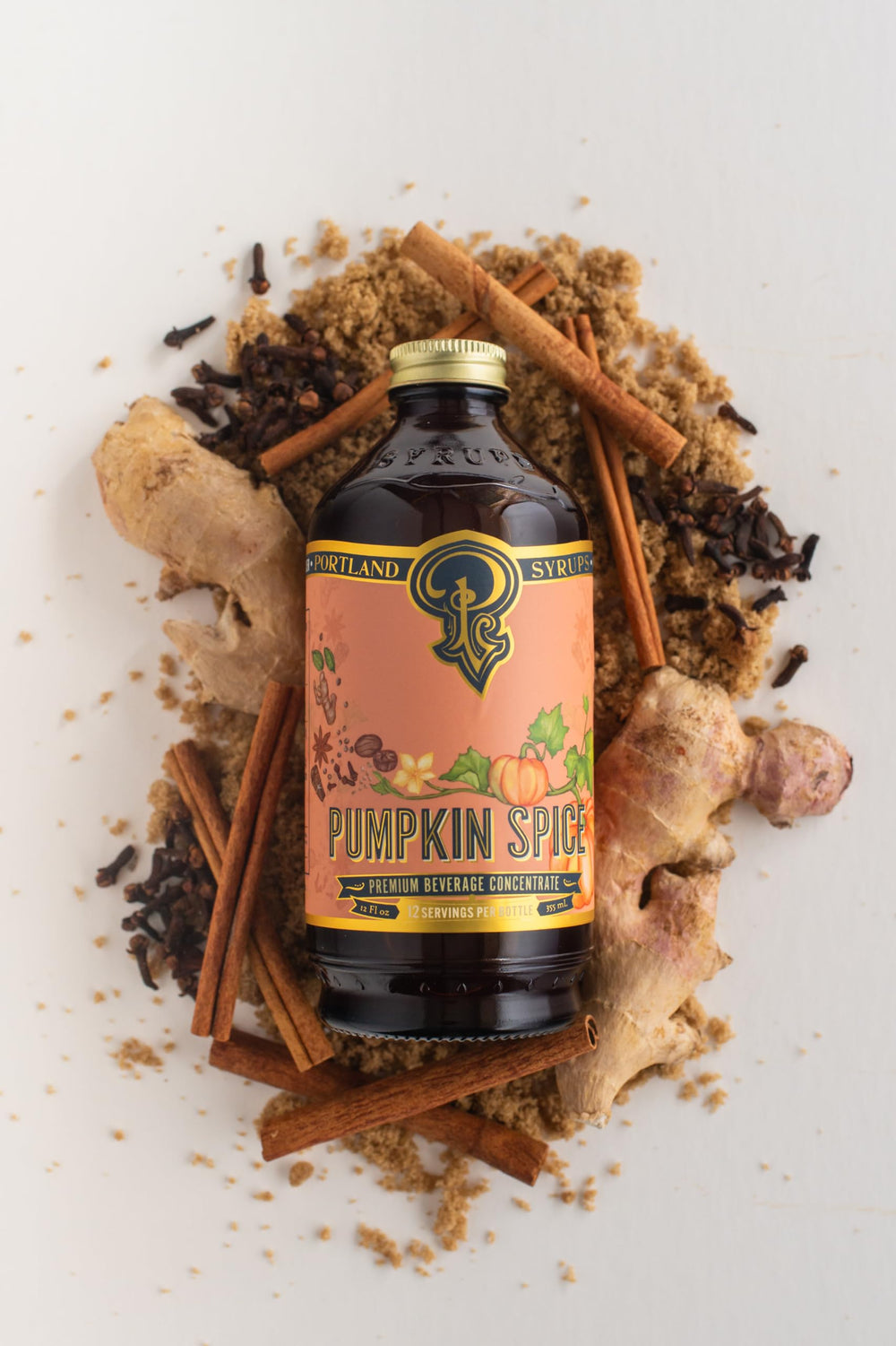 Syrup drizzle over a slice of dessert showing Portland Syrups enhancing taste