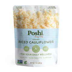 Poshi front packaging 7oz pouch showing brand and convenience