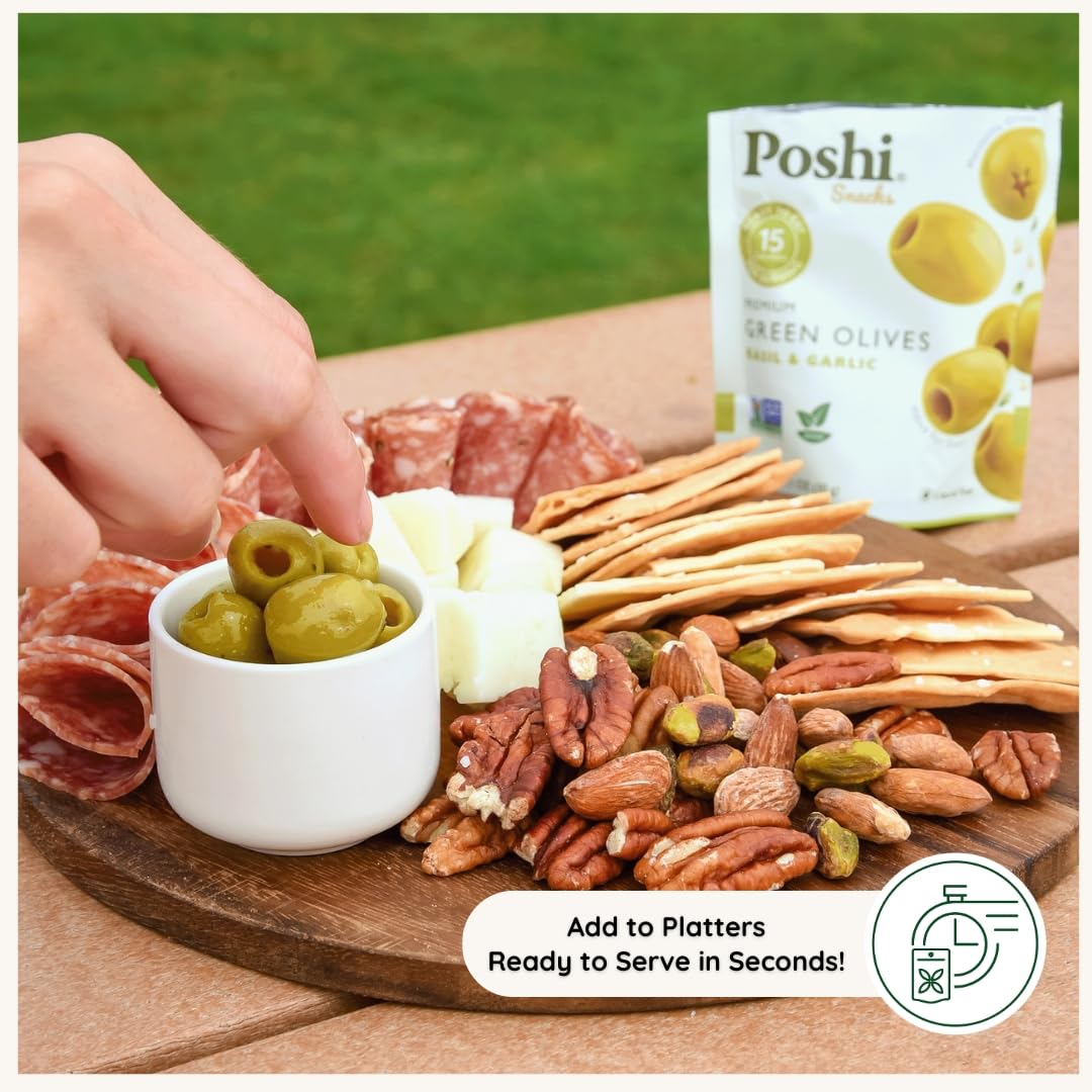 Poshi olive garnish on cocktail illustrating a quick upgrade for drinks and presentation