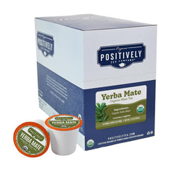 Close-up of a single Positively Tea pod highlighting easy-use convenience