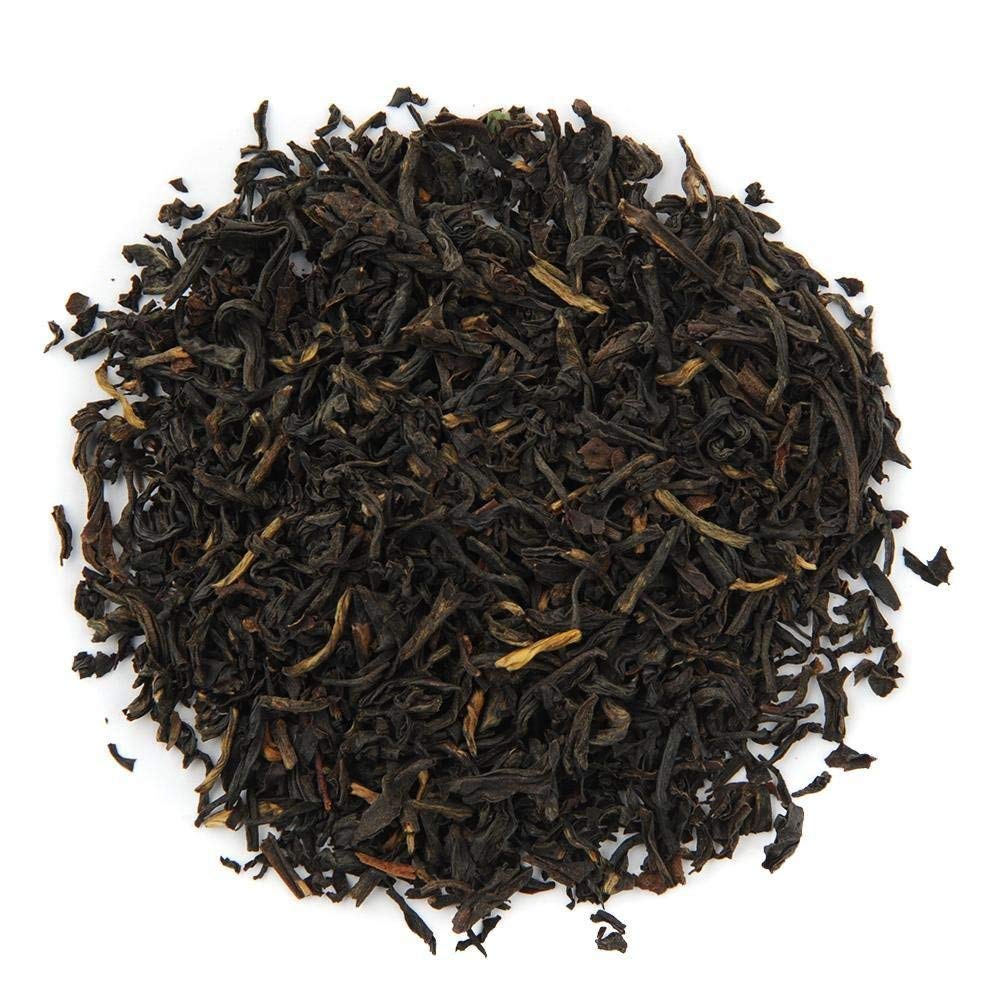 Organic Positively Tea resealable pouch detail shows freshness-sealing convenience