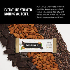POSSIBLE ingredients layout with nuts and seeds showcasing clean label benefits