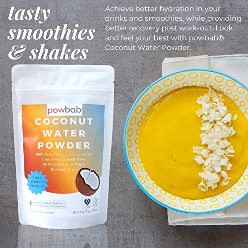 powbab serving spoon with powder measured for easy mixing convenience