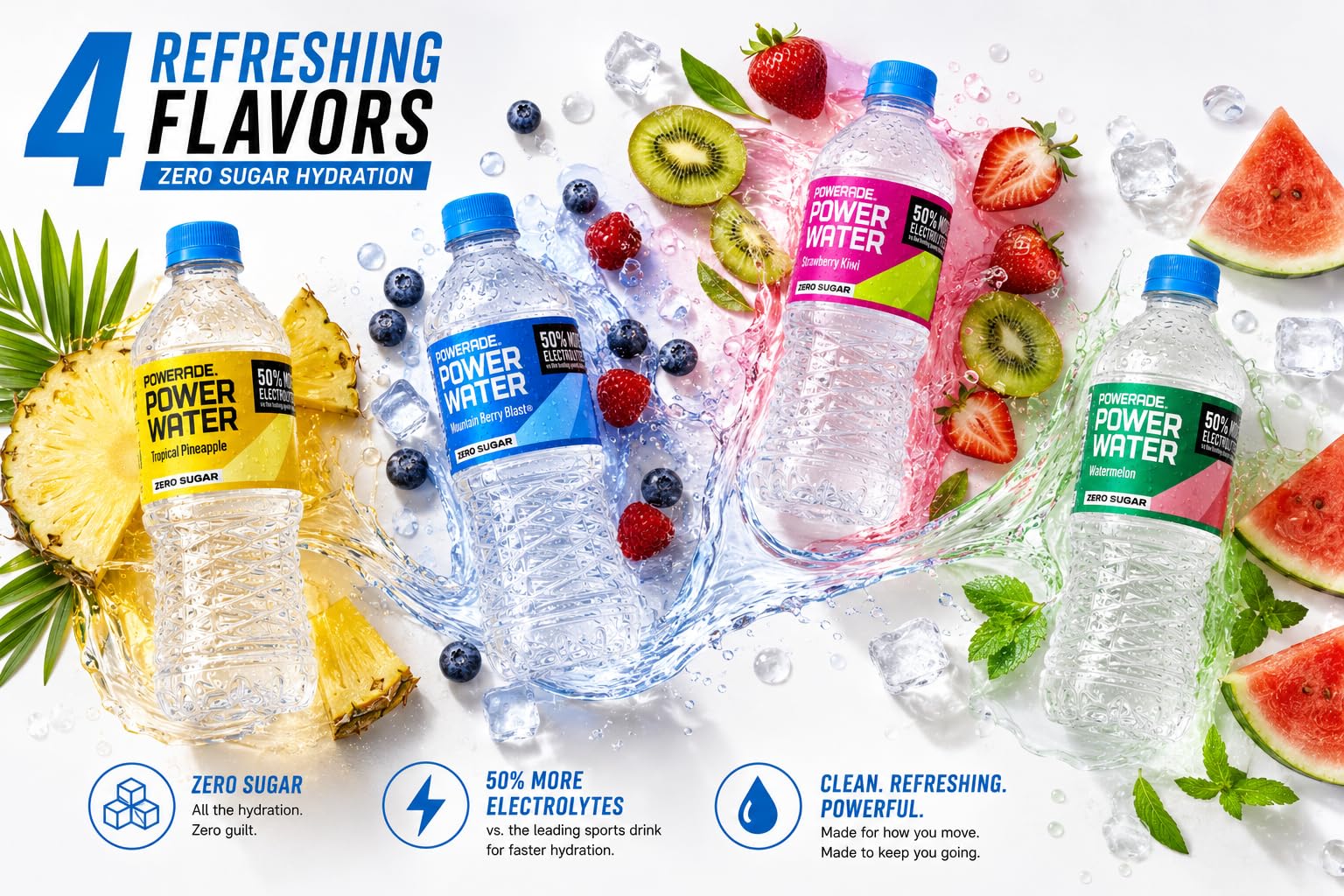 POWERADE bottle in a gym bag ready for workouts benefit