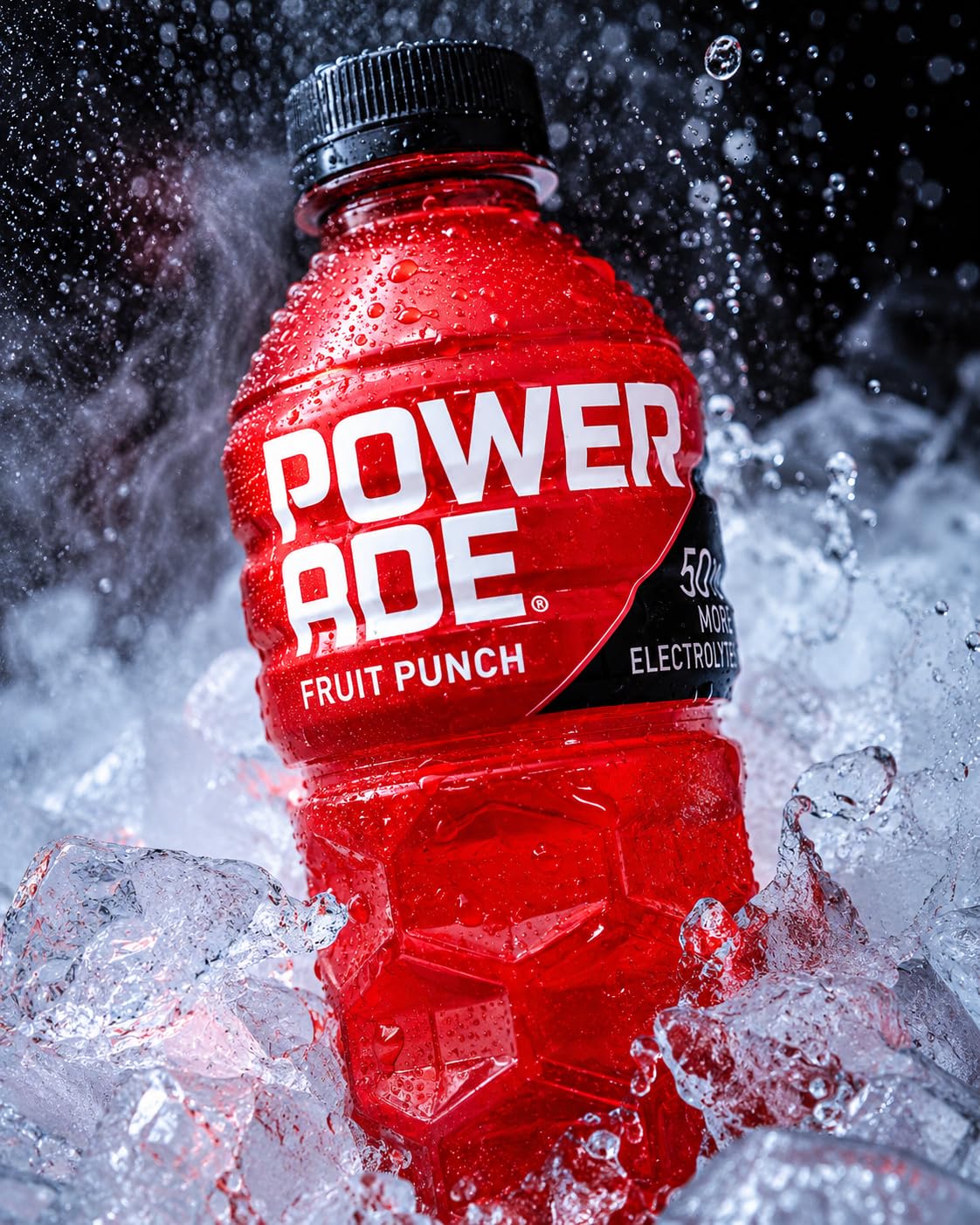 POWERADE bottles chilling in a cooler for event-ready cold hydration