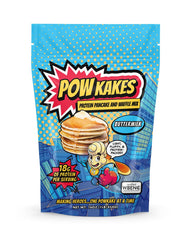 POWKAKES front packaging showing buttermilk mix and quick-prep benefit
