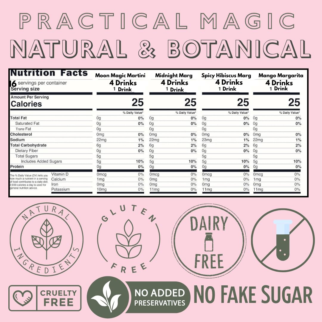 Practical Magic single mixer packet close‑up highlighting convenience and flavor
