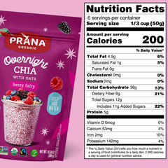 Prana prepared chia oats in bowl ready to eat delivering quick nutrition