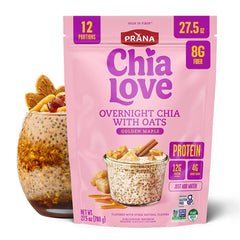 Prana Chialove front packaging showing bag and label, highlights convenience