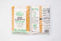 Preferred Popcorn close-up of dry kernels highlighting organic quality and consistent size