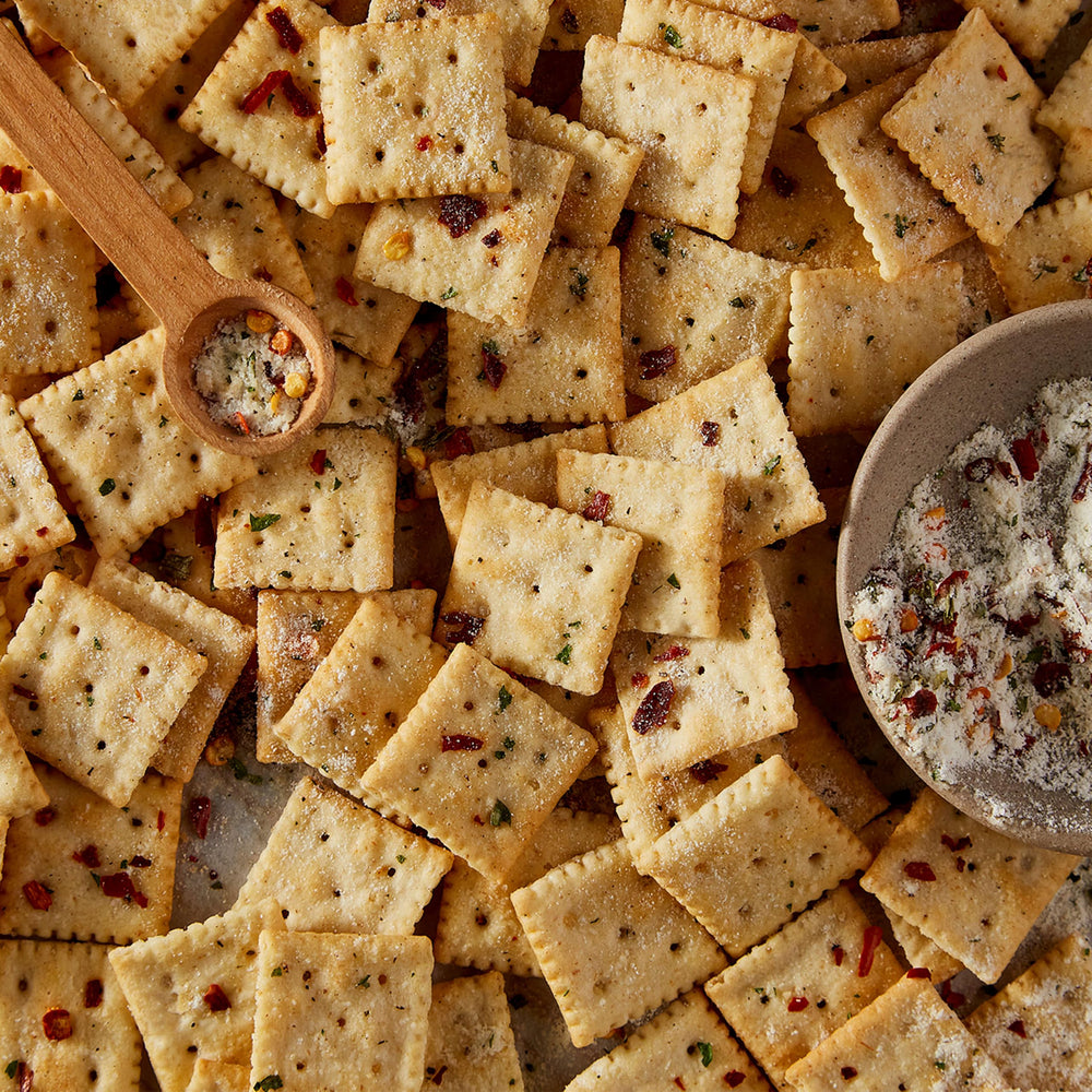 Premium mini saltine cracker crumbs in bowl ready to use as topping or coating in recipes