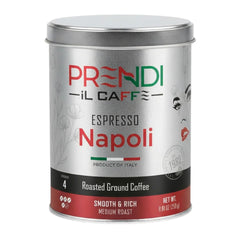 Prendi Il caffe front can showing label and seal for freshness