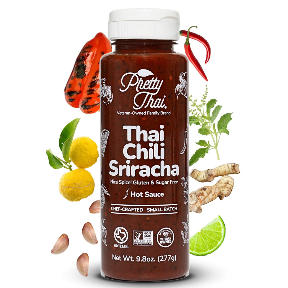 Pretty Thai front bottle showing brand and label benefits
