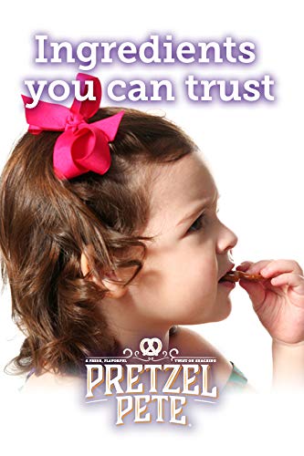 PRETZEL PETE single opened 0.8 oz bag with pretzels visible and portion control