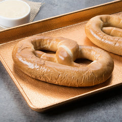 PretzelHaus salt packet detail showing included seasoning for finishing and flavor benefit