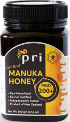 P.R.I jar front view showing label and 500g size and authentic packaging