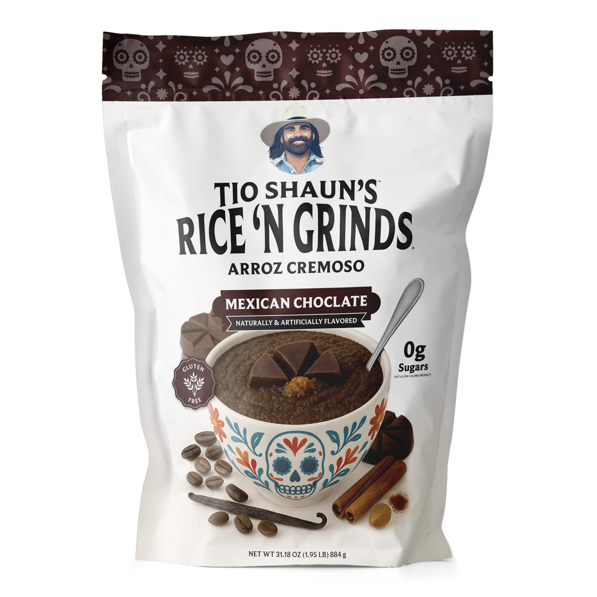 Pride Foods TioShaun front packaging showing label and Mexican chocolate flavor benefit