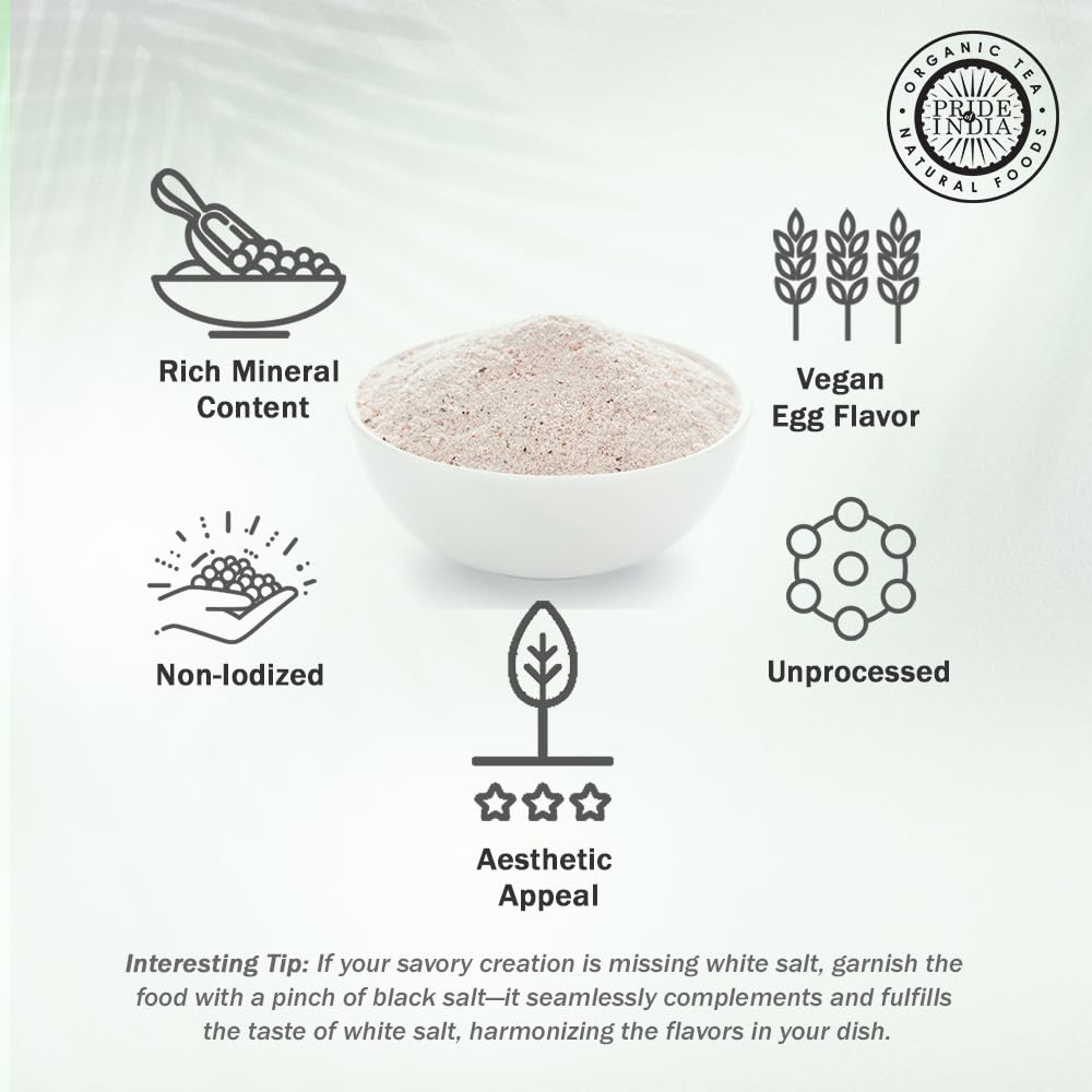 Label close-up on Pride Of India jar showing mineral-rich information benefit