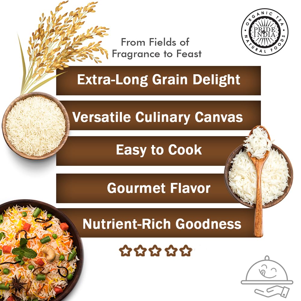 Pride Of India cooked biryani plated displaying fluffy separate grains and aroma