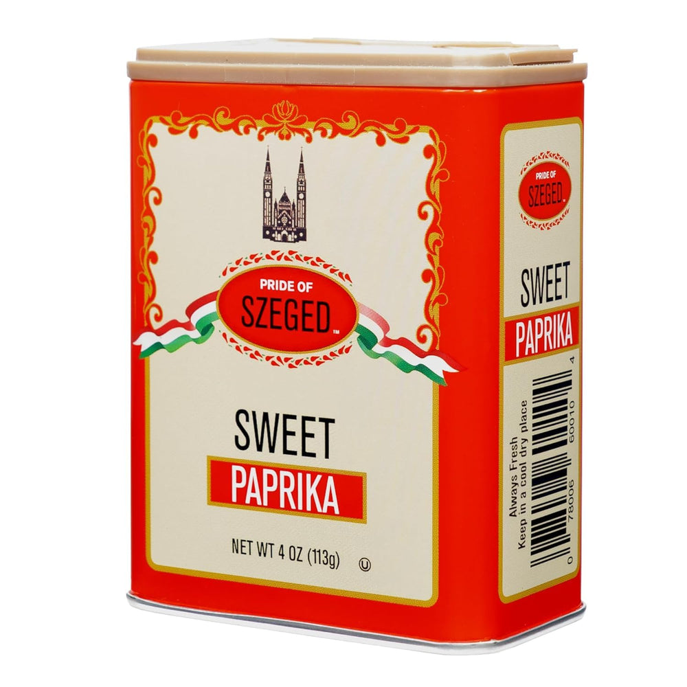 Pride Of Szeged close-up of bright sweet paprika powder highlighting fresh color and texture