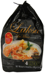 Prima Taste prepared laksa bowl with prawns and herbs, rich coconut curry benefit