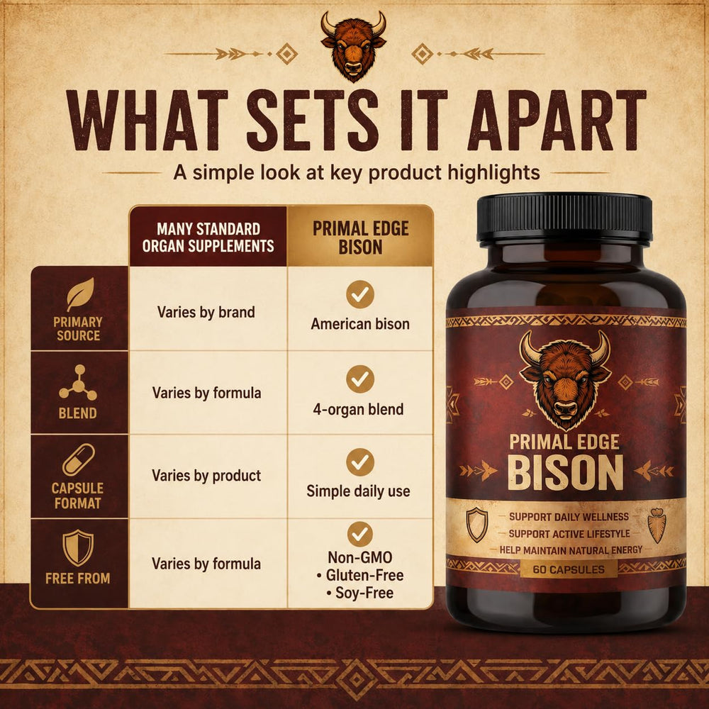 Primal Edge Biso capsule closeup highlighting texture and easy-to-swallow shape