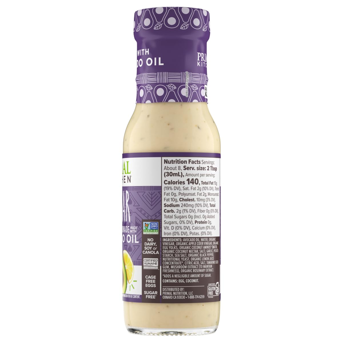Primal Kitchen creamy texture closeup showing smooth, pourable avocado-oil base