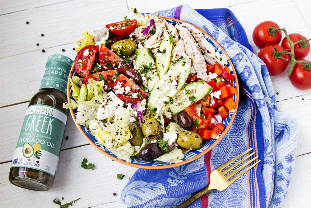 Primal Kitchen ingredient spread with avocado oil and herbs showing real-ingredient transparency benefit
