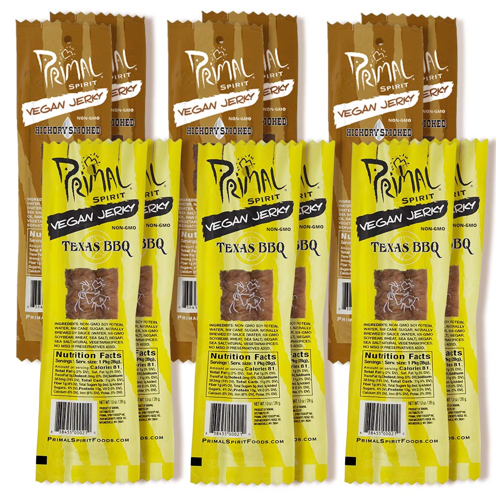 Primal Spirit front packaging showing energy pack and flavors for quick grab