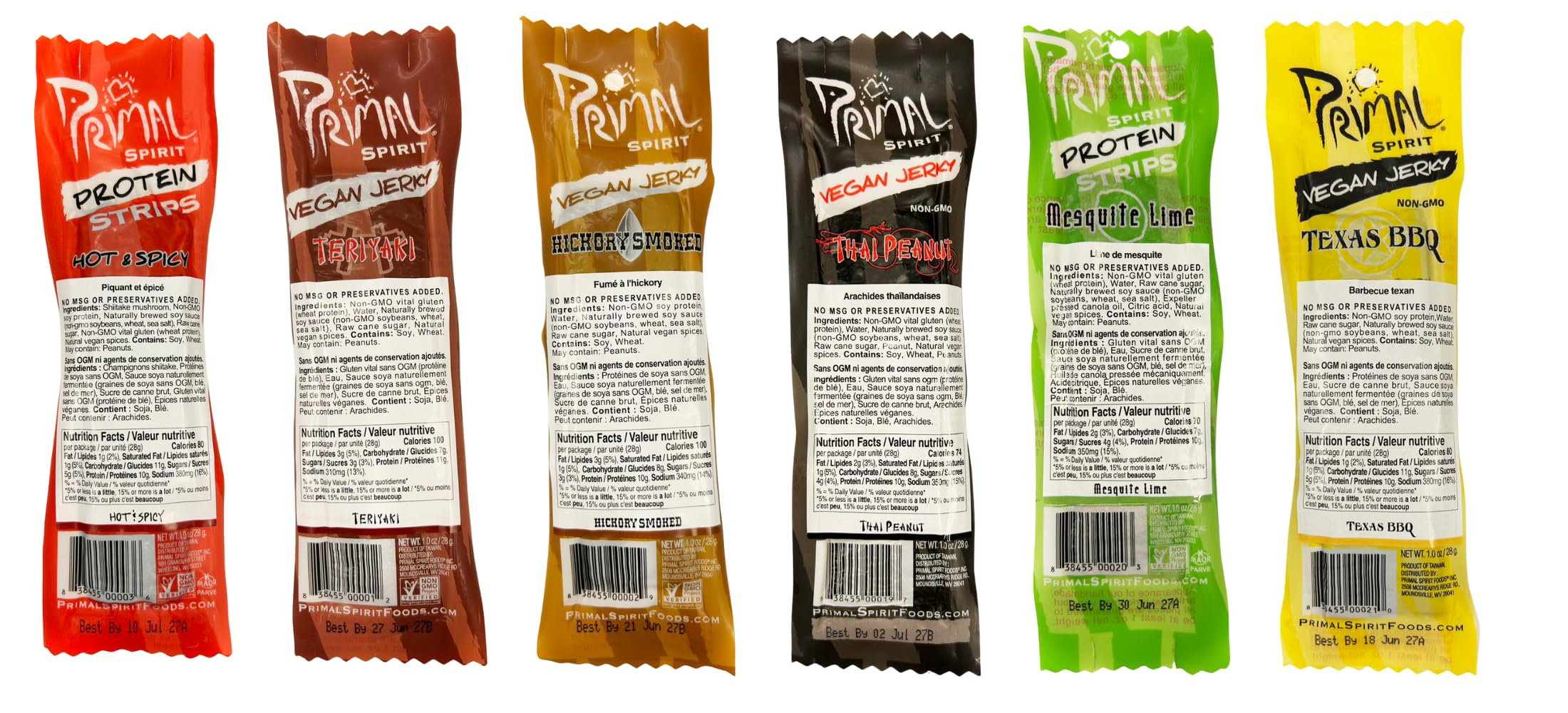 Primal Spirit Foods nutrition label close-up showing protein content benefits